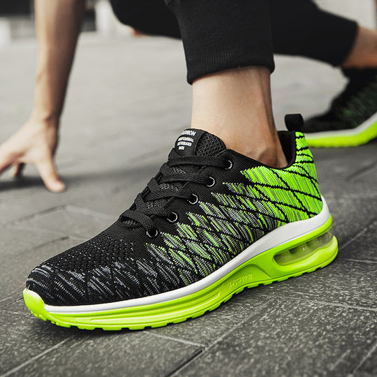 Damen Hochleistungs-Laufschuhe mit stoßdämpfendem Air-System und atmungsaktiver Oberflächenstruktur R&B