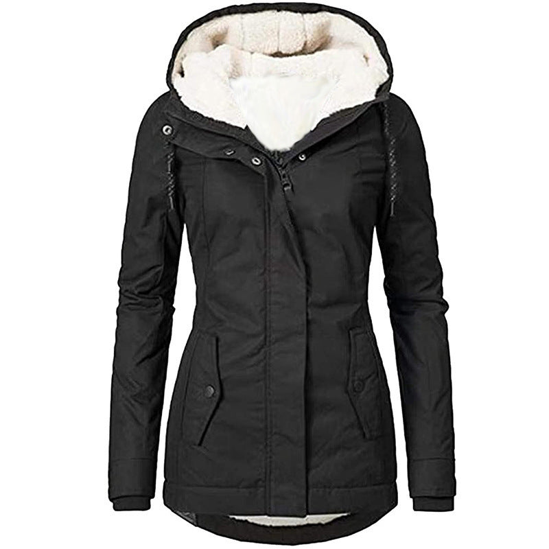 Damen warme Outdoor-Jacke mit kuscheligem Futter R&B
