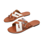 Damen trendige Slide-Sandalen mit verstellbaren Schnallen und komfortabler Fußbettgestaltung