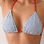 Damen Triangel-Bikini mit stilvollen Krawatten von R&B