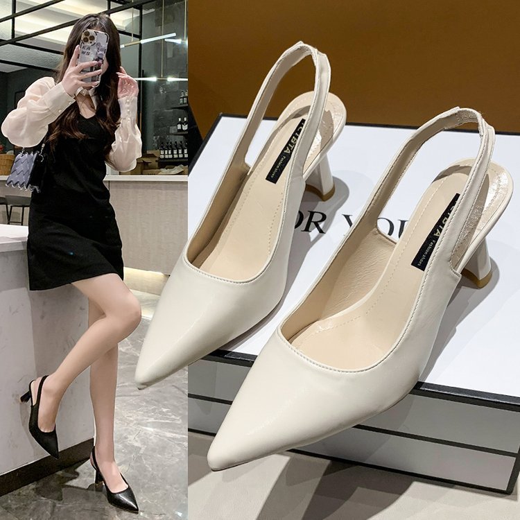 Damen Elegante Sling-Pumps mit modischem Blockabsatz und luxuriösem Obermaterial R&B