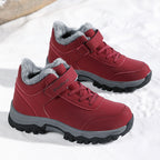 Damen Winterstiefel mit rutschfester Sohle und wärmendem Futter R&B