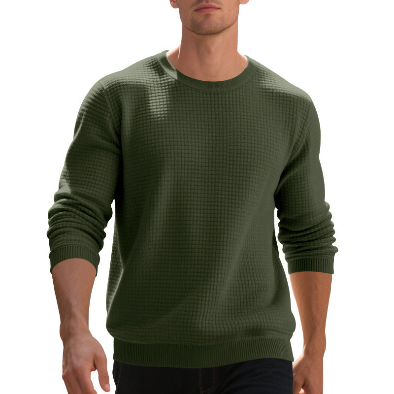Herren Strickpullover mit strukturiertem Design und optimaler Passform R&B