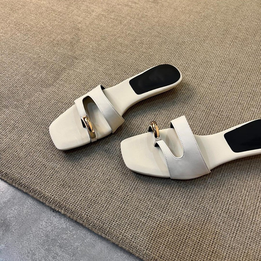 Damen Elegante und komfortable Clogs mit modischem Riemchen R&B