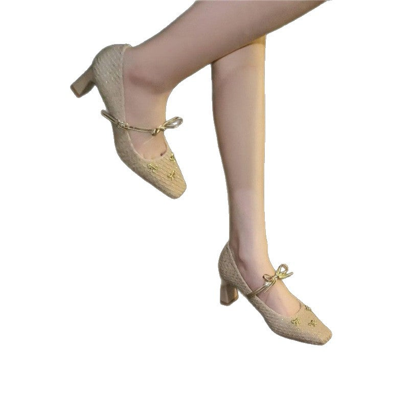 Damen elegante Pumps mit modischem Schleifendetail R&B