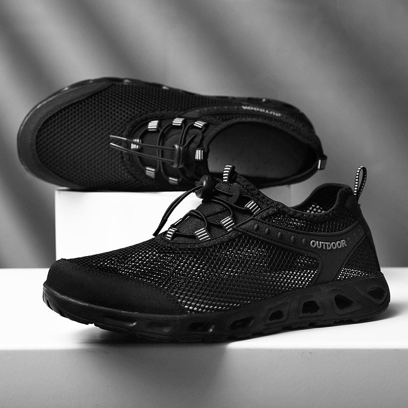 Damen Outdoor-Sneaker mit atmungsaktivem Mesh und rutschfester Sohle R&B