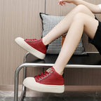 Damen lässige High-Top Sneakers mit dämpfendem Sohlenprofil und strapazierfähigem Obermaterial R&B