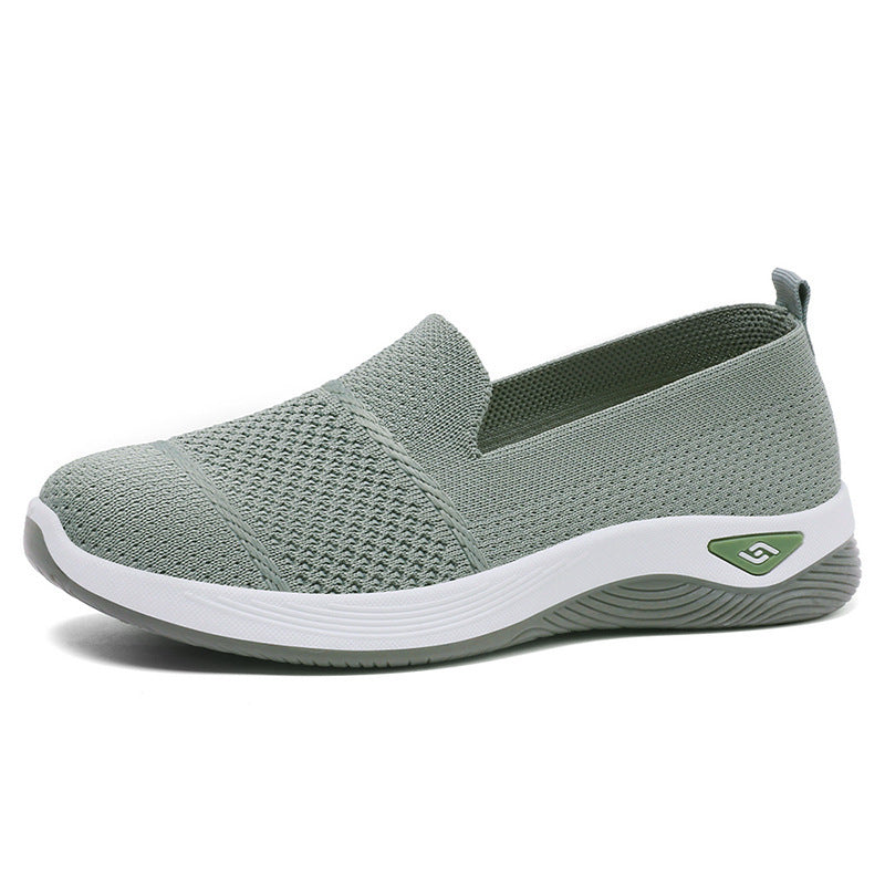 Damen Atmungsaktive Slip-On Freizeitschuhe mit elastischer Sohle R&B