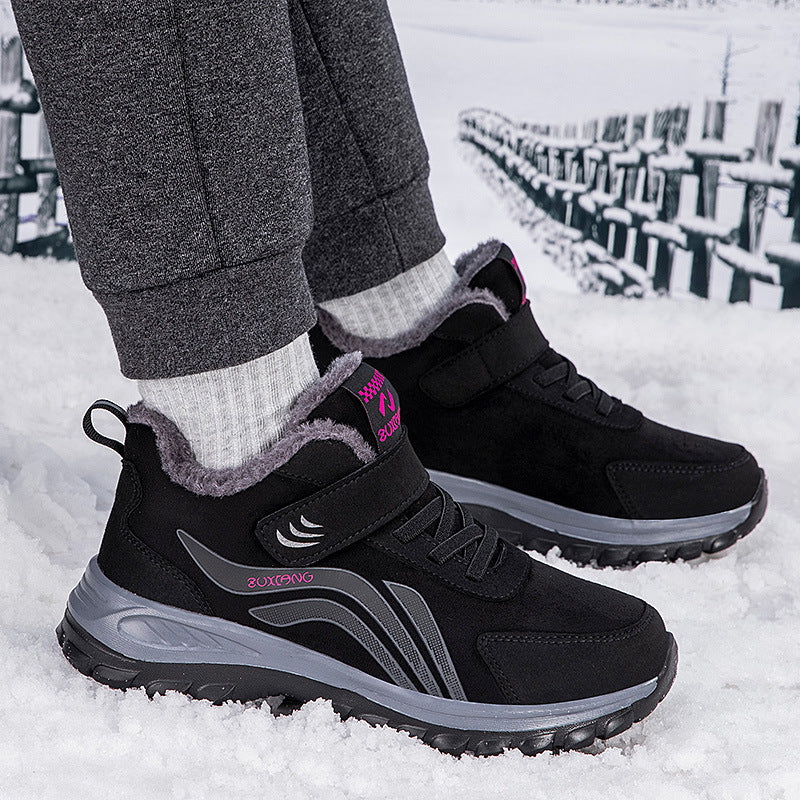 Damen Isolierte Winter-Stiefel mit rutschfester Sohle und praktischem Klettverschluss R&B