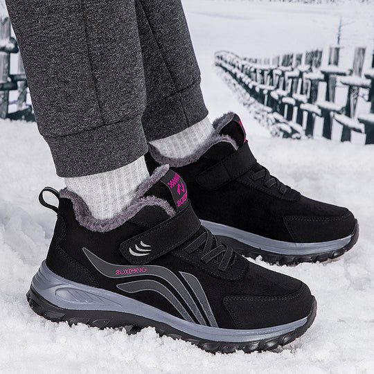 Damen Isolierte Winter-Stiefel mit rutschfester Sohle und praktischem Klettverschluss R&B