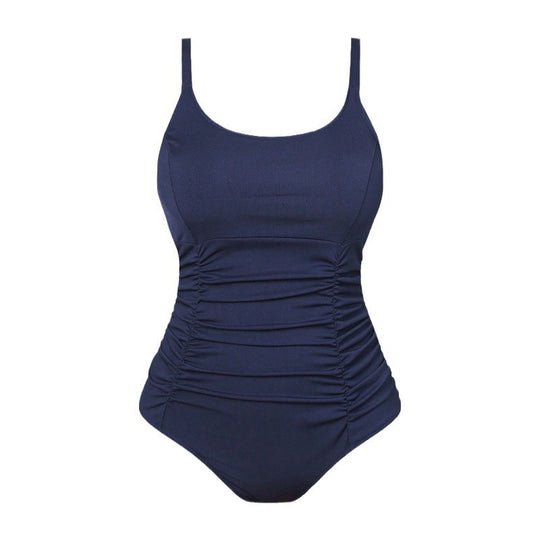 Damen Einteiliger Badeanzug mit raffinierten Rüschendetails R&B
