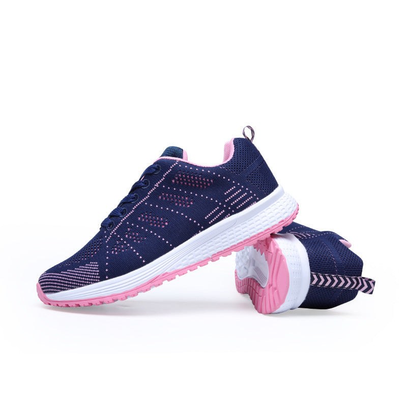 Damen Sportliche Laufschuhe mit atmungsaktiver Oberflächenstruktur und rutschfester Sohle R&B