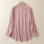 Damen Trendige Bluse mit lässigem Schnitt und praktischen Eingrifftaschen R&B