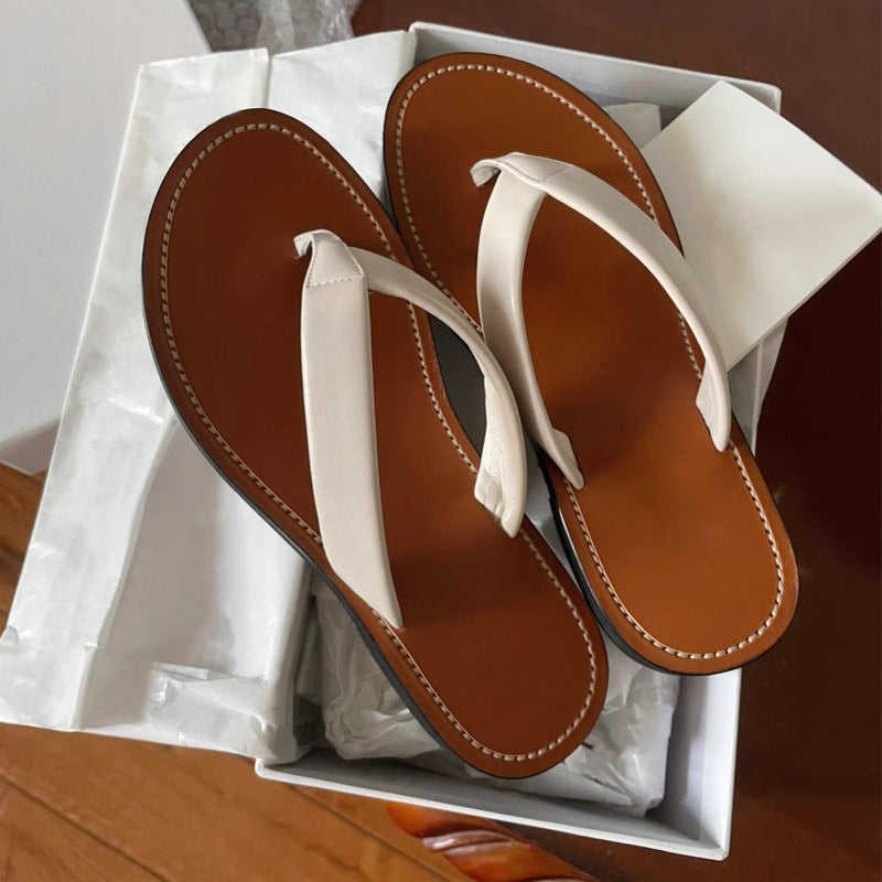 Damen Komfortable Zehentrenner-Sandalen mit weichem Fußbett R&B