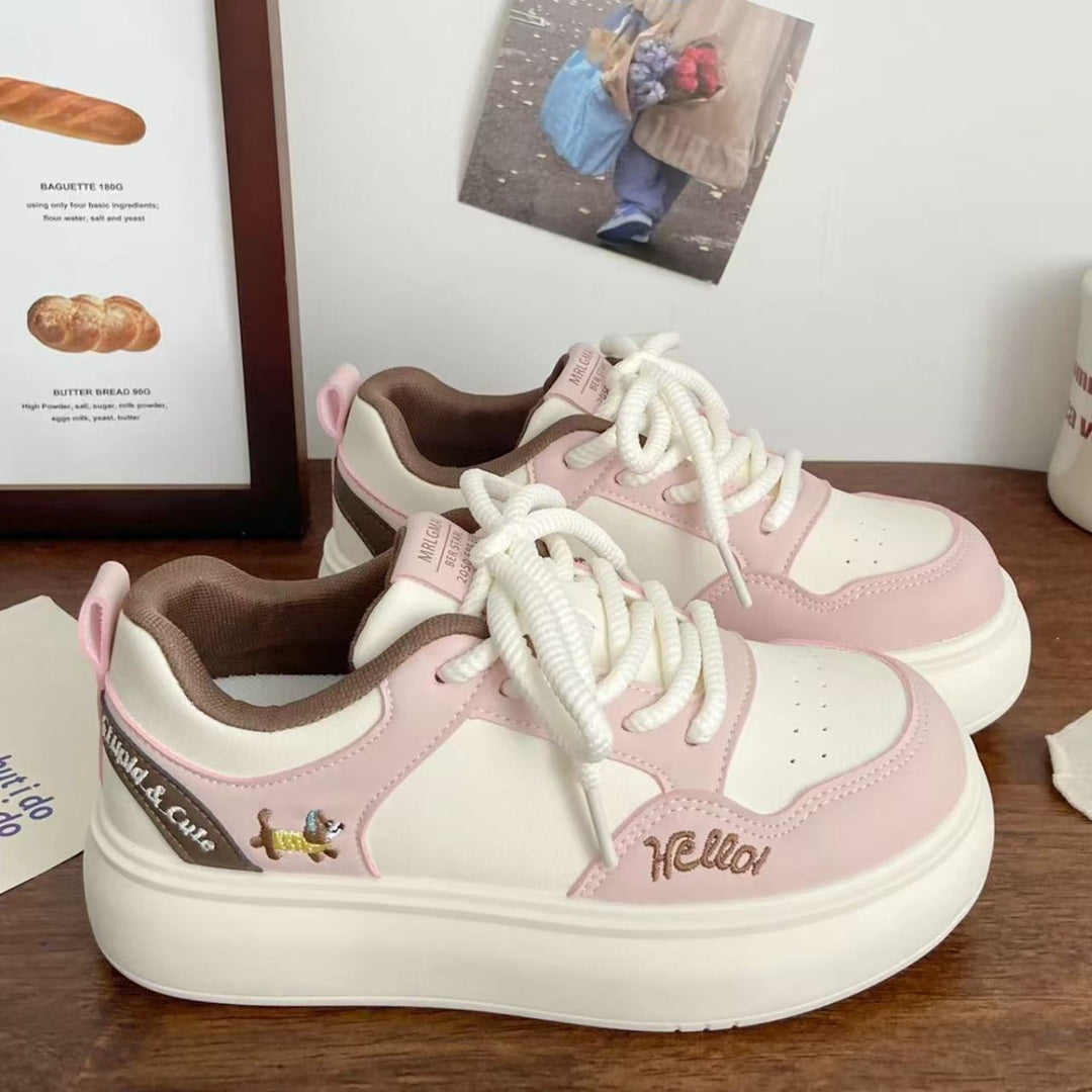 Damen Sneaker mit verspielten Tiermotiven und bequemer Dämpfung R&B