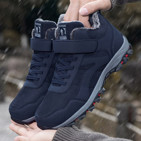 Damen isolierte Wanderschuhe mit rutschfester Sohle und praktischer Klettverschlusslösung R&B