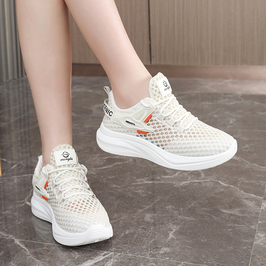 Damen atmungsaktive Freizeitsneaker mit rutschfester Laufsohle und innovativer Dämpfung R&B