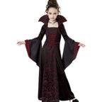 Mädchen Halloween Kostüm im Vampir-Stil mit bunten Akzenten R&B