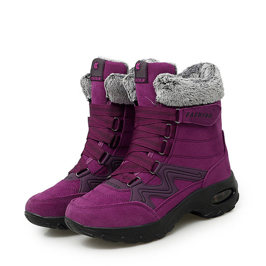 Damen Winterstiefel mit kuscheligem Innenfutter und rutschfester Sohle R&B
