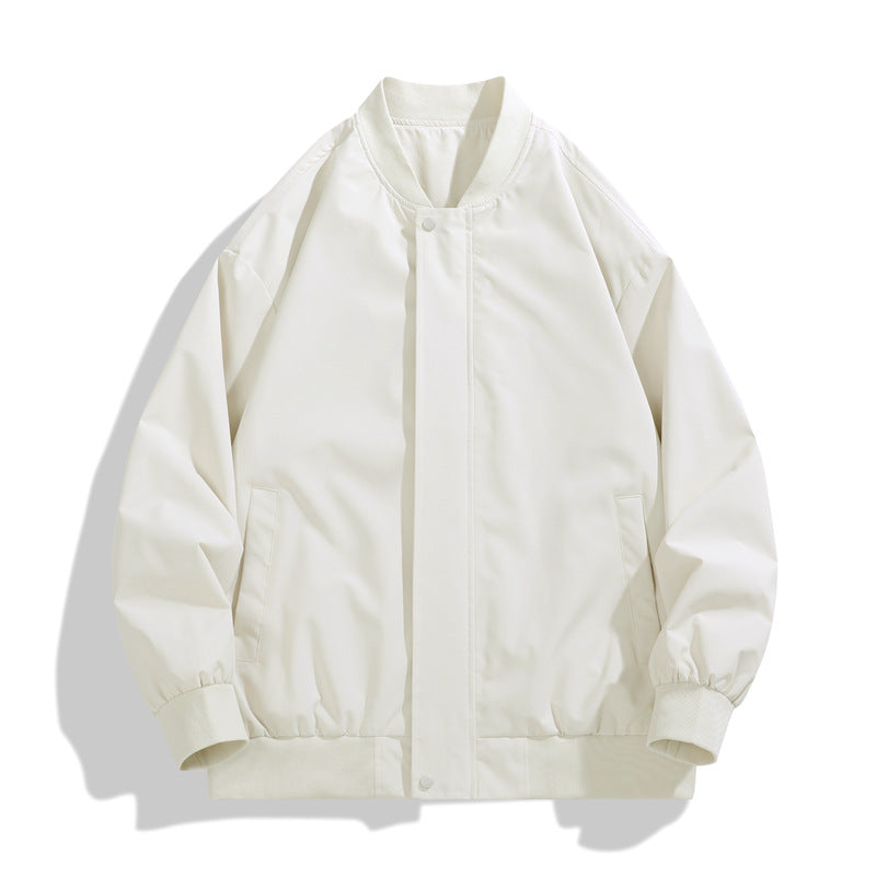 Herren sportliche Übergangsjacke mit hohem Kragen und praktischen Seitentaschen R&B