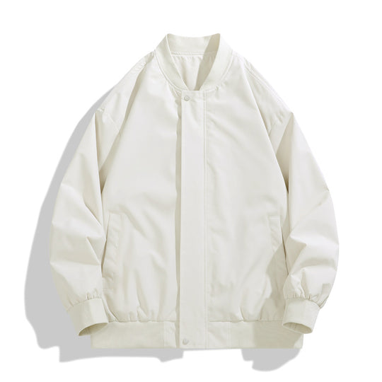 Herren sportliche Übergangsjacke mit hohem Kragen und praktischen Seitentaschen R&B