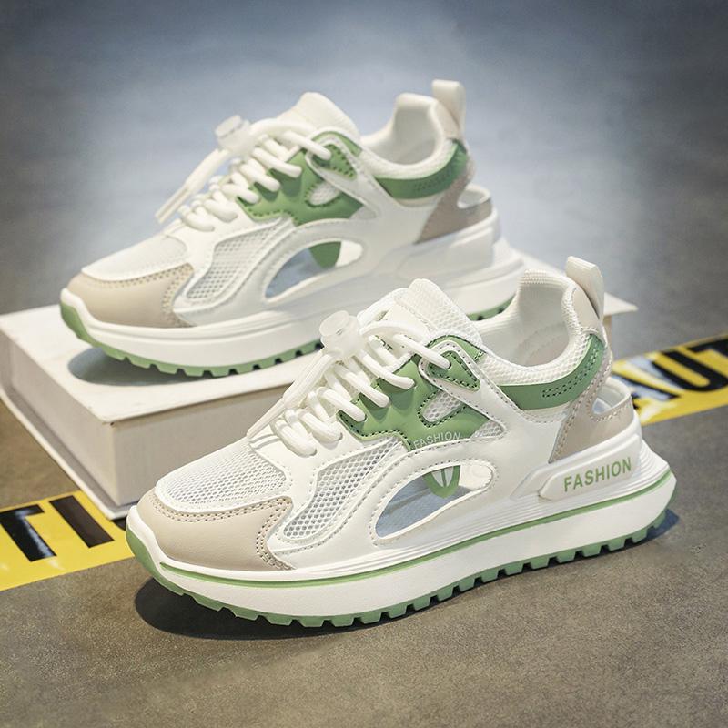 Damen Sportliche Sneakers mit luftiger Mesh-Oberfläche und dämpfender Sohle