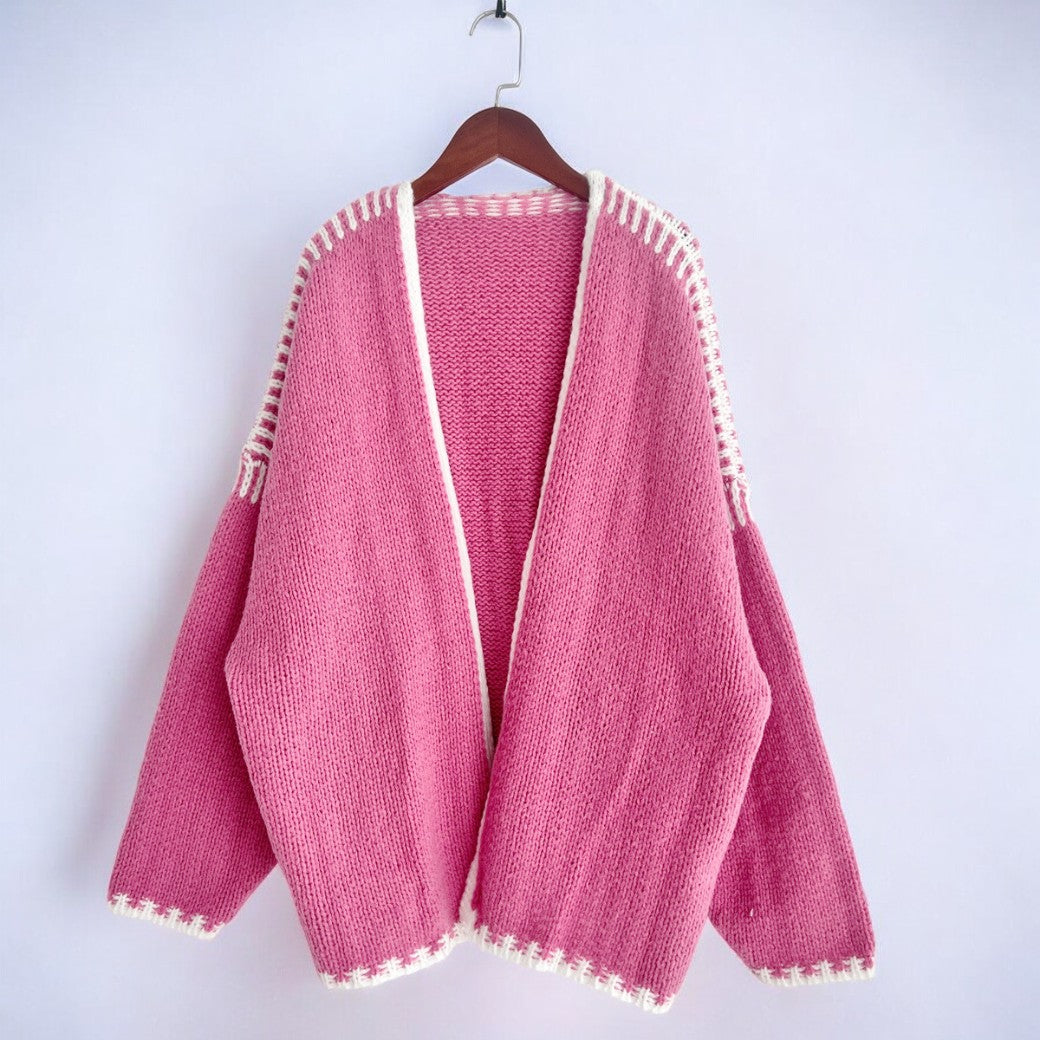R&B | Elegante Strickjacke Im Overgröße Stil
