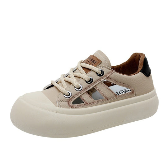 Damen modische Sneaker mit atmungsaktivem Obermaterial und weicher Dämpfung R&B
