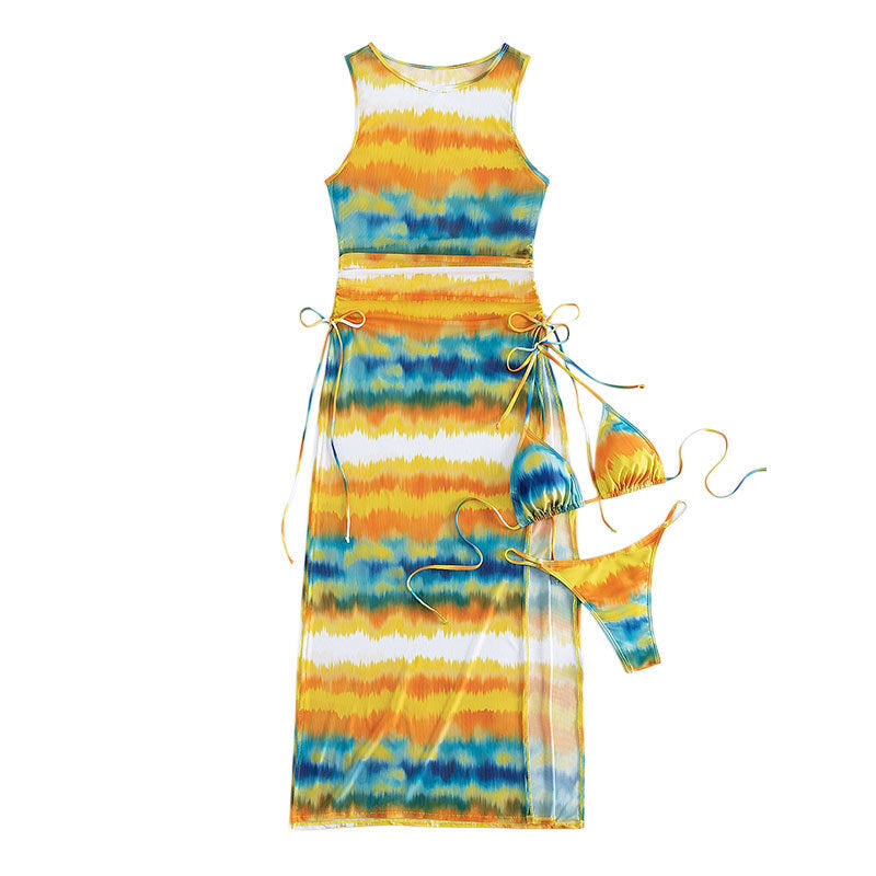 Damen Maxikleid mit trendigem Wickeldesign