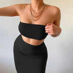 Damen Bandeau Oberteil R&B