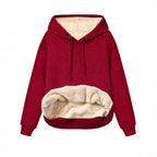 Damen Kapuzenpullover mit kuscheligem Innenfutter und oversized Passform R&B