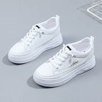 Damen stylische Plateau-Sneaker mit atmungsaktivem Obermaterial und rutschfester Sohle R&B