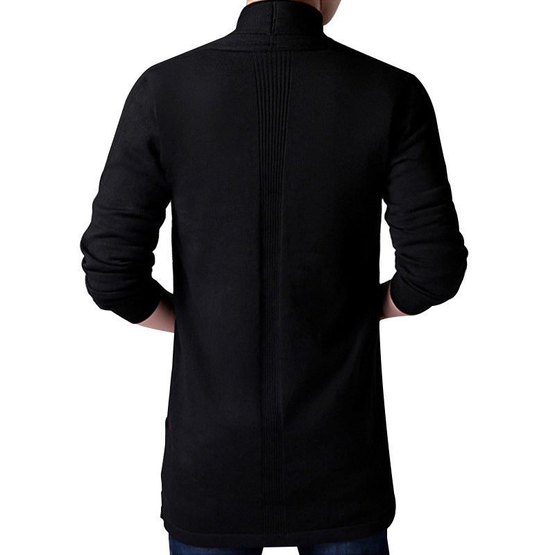 Herren Strickjacke mit offenem Schnitt und praktischem Taschen R&B