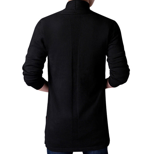 Herren Strickjacke mit offenem Schnitt und praktischem Taschen R&B