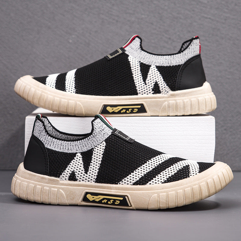 Damen Atmungsaktive Slip-On Sneakers im stilvollen Design mit elastischer Struktur R&B