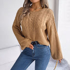 R&B | Zopfmuster Pullover aus Weichem Garn