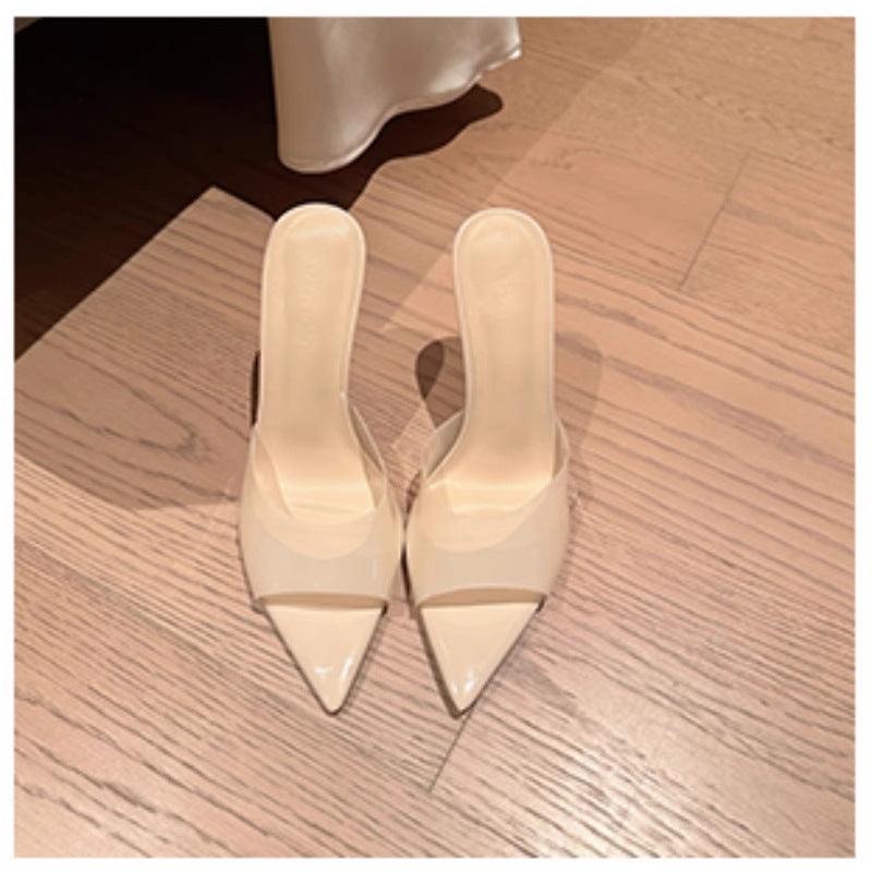 Damen elegante Slingback Sandalen mit spitzem Design R&B