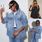 Damen Oversize Jeansjacke R&B