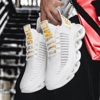 Damen Sportliche Leichtgewicht-Sneaker mit atmungsaktiver Strickoberfläche R&B