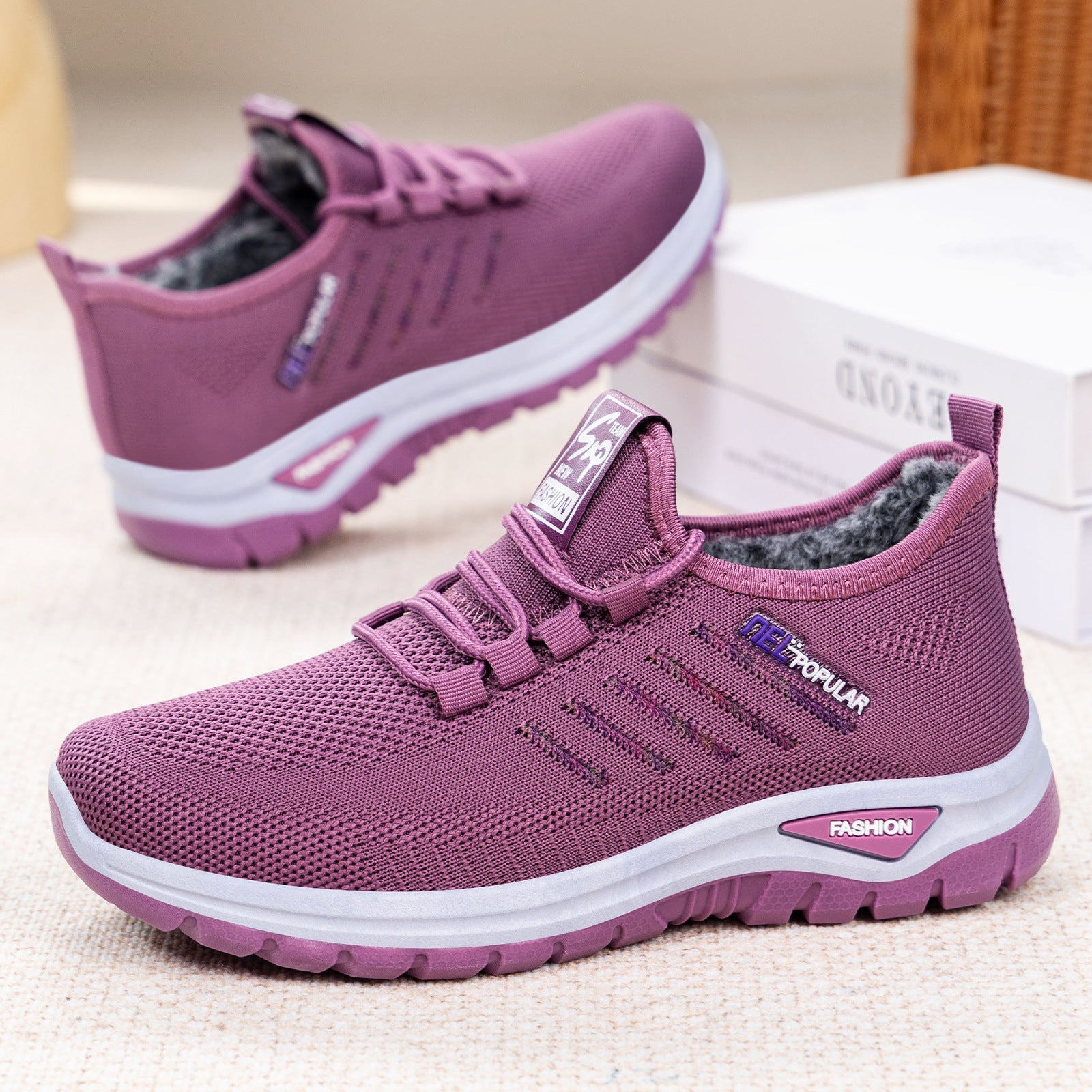 Damen Bequeme und atmungsaktive Freizeitschuhe mit innovativem Dämpfungssystem R&B