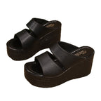 Damen Wedge-Sandalen mit geflochtenem Riemendesign R&B