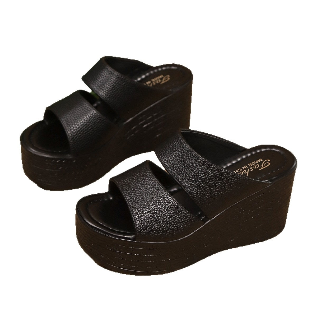 Damen Wedge-Sandalen mit geflochtenem Riemendesign R&B
