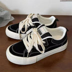 Damen Retro-Lifestyle-Sneaker mit atmungsaktivem Obermaterial und dämpfender Sohle R&B