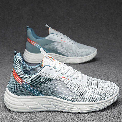 Damen Sportliche Sneaker mit atmungsaktiver Mesh-Oberfläche und rutschfester Sohle R&B
