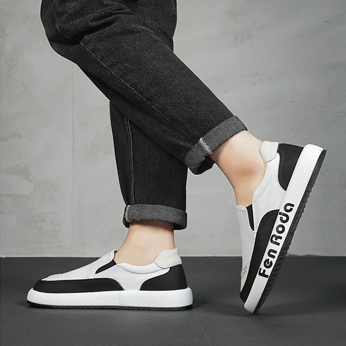 Damen Bequeme Slip-On Sneakers mit atmungsaktiver Oberflächenstruktur R&B