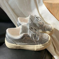 Damen Glitzernde Freizeit-Sneaker mit atmungsaktivem Obermaterial und rutschfester Sohle R&B