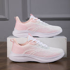 Damen Atmungsaktive Sport-Sneakers mit rutschfester Sohle und dämpfendem Fußbett