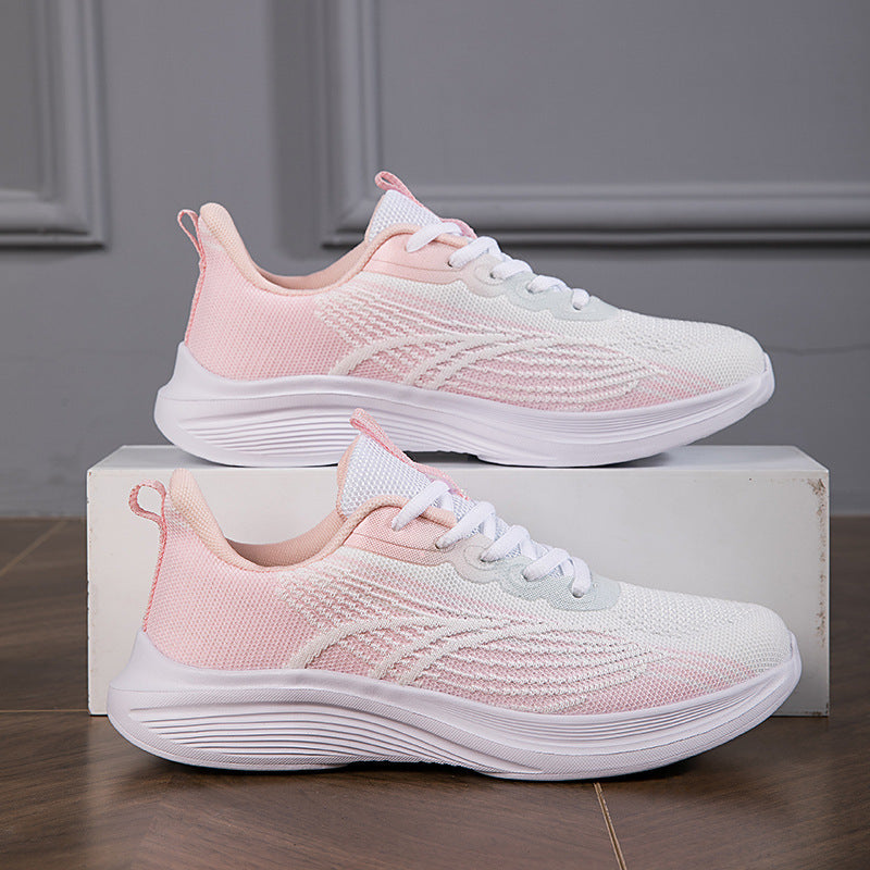 Damen Atmungsaktive Sport-Sneakers mit rutschfester Sohle und dämpfendem Fußbett