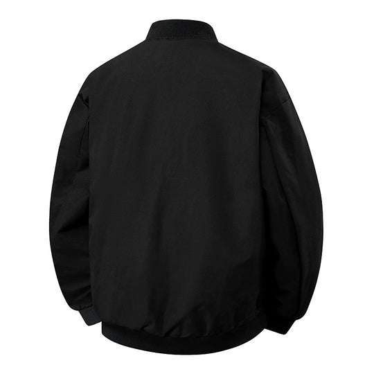 Herren stylische Bomberjacke mit unkompliziertem Schnitt und elastischen Bündchen R&B