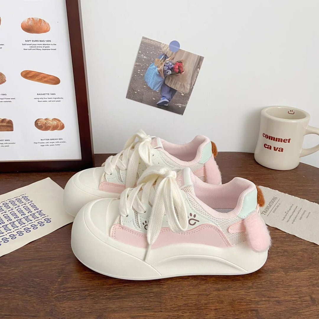 Damen Trendy Sneakers mit süßen Dekorationen und komfortabler Dämpfung R&B